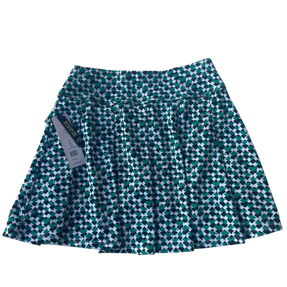 Nanette Lepore Gren Multi Block Plaid Skort Athletic Golf Tennis Size Small NWT